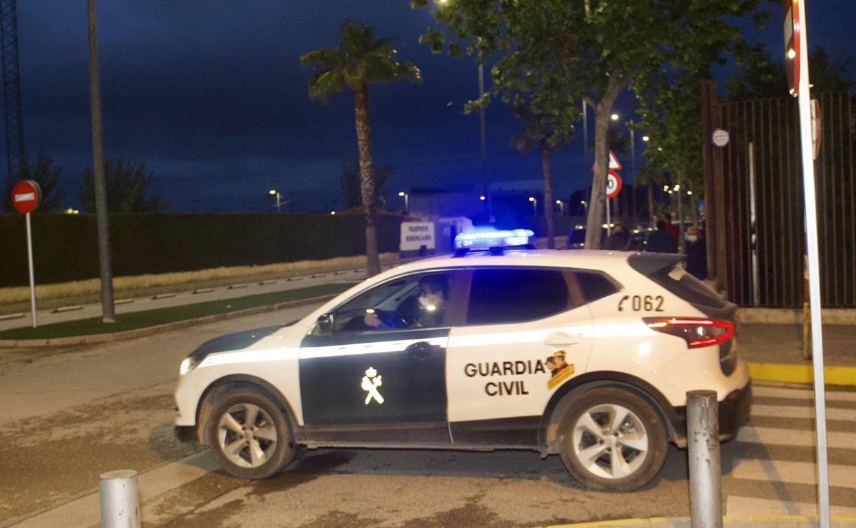 Imagen de archivo del traslado del acusado de la muerte de Kevin en Jumilla. 