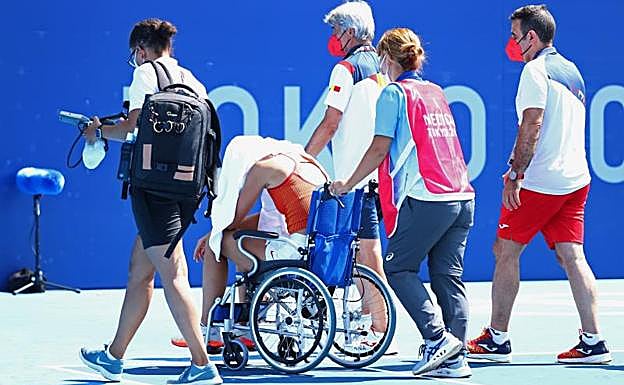 El calor aparta a Badosa de la lucha por las medallas
