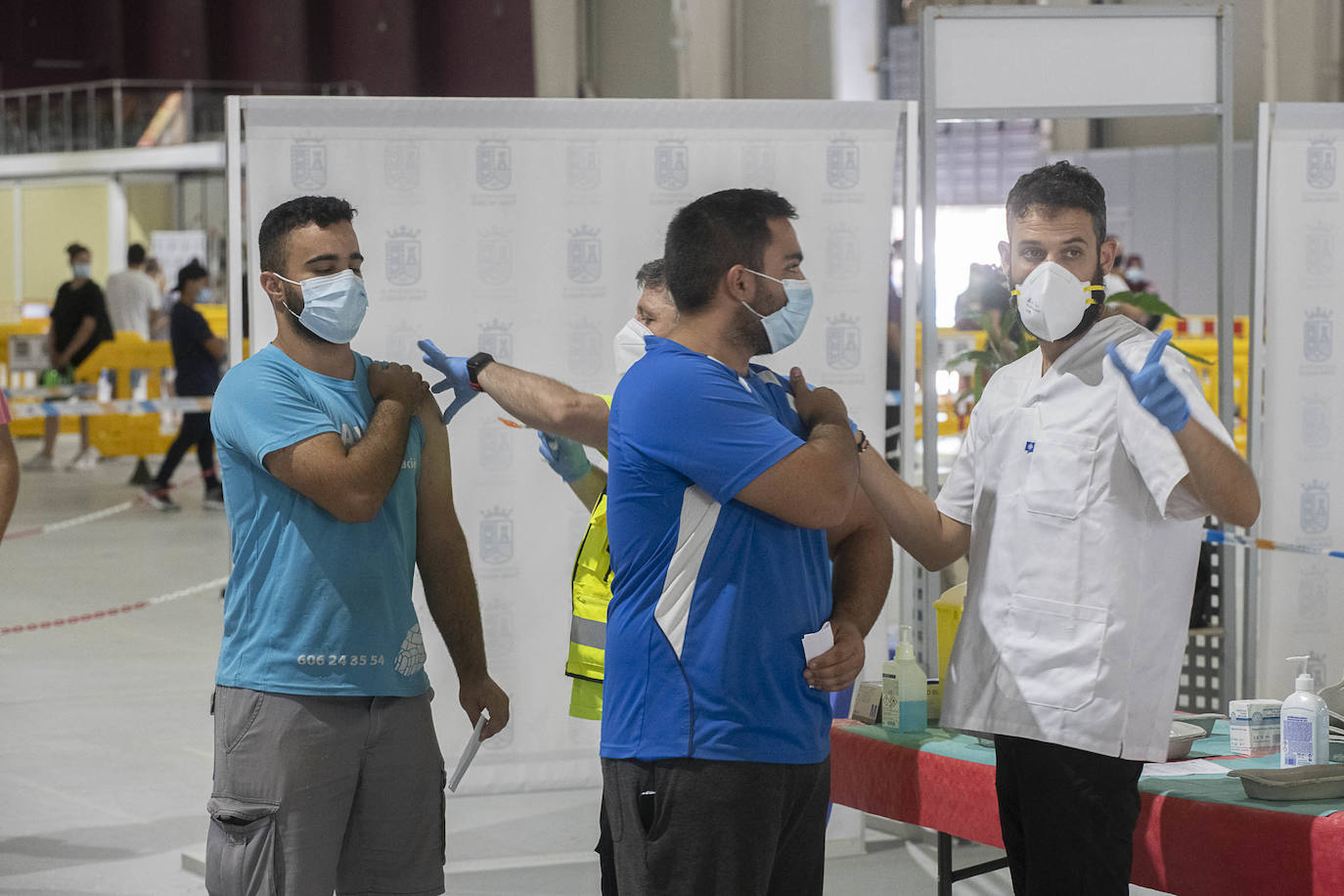 Fotos: Vacuna contra la Covid-19 en Torre Pacheco