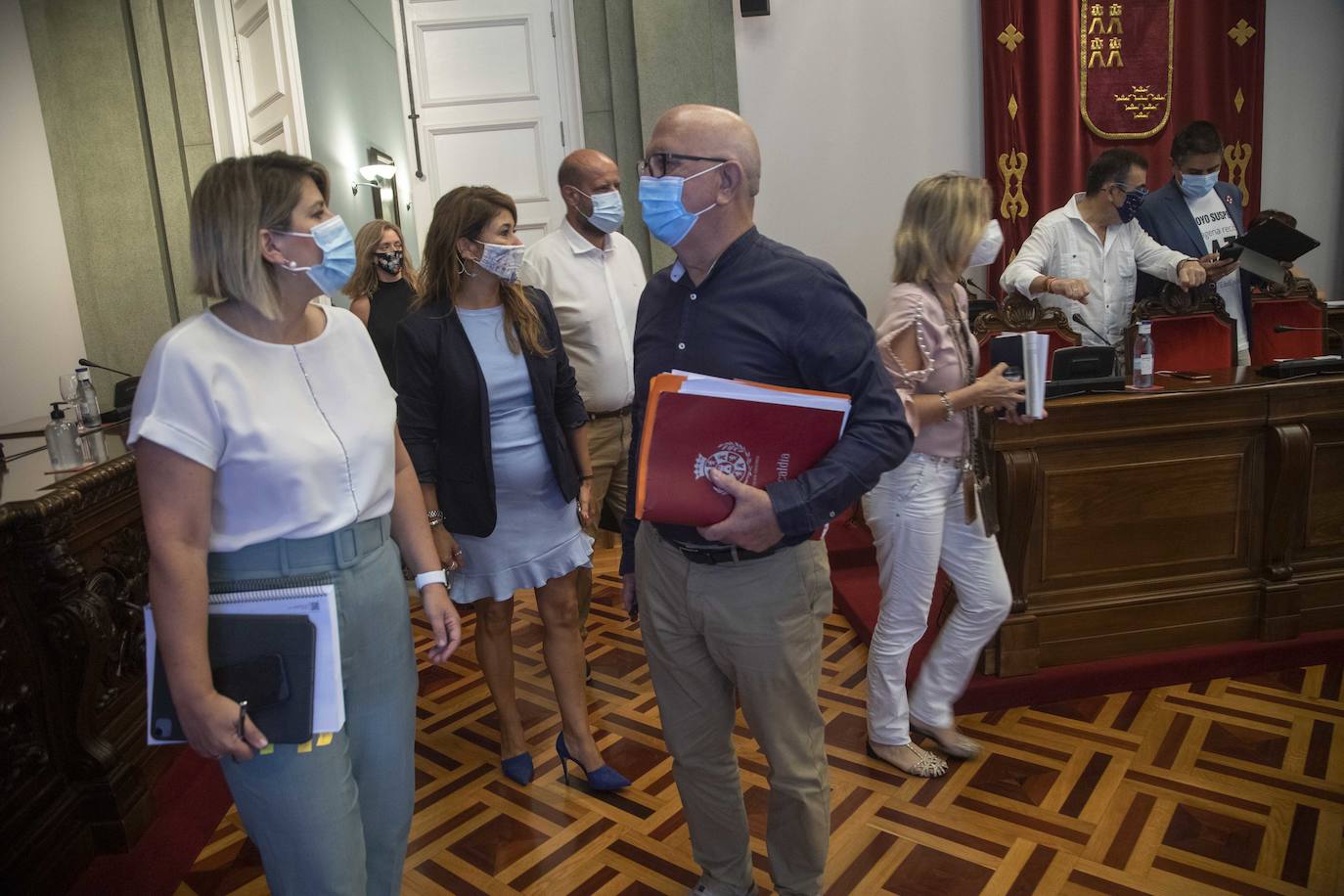 Fotos: El Pleno de Cartagena exige a Vélez un debate inmediato y abierto sobre la ubicación del Centro de Extranjeros