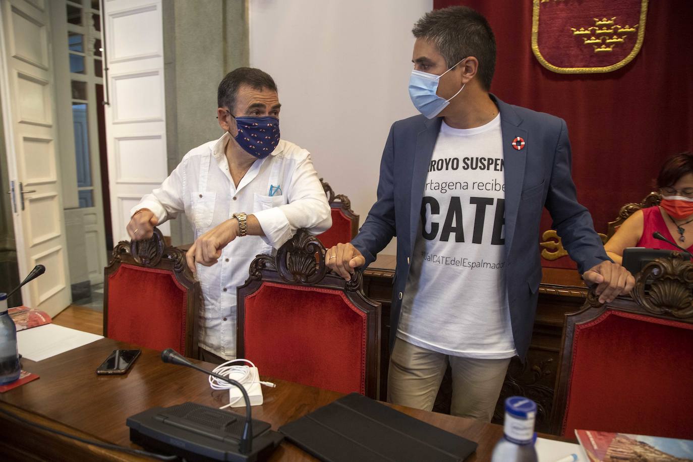 Fotos: El Pleno de Cartagena exige a Vélez un debate inmediato y abierto sobre la ubicación del Centro de Extranjeros