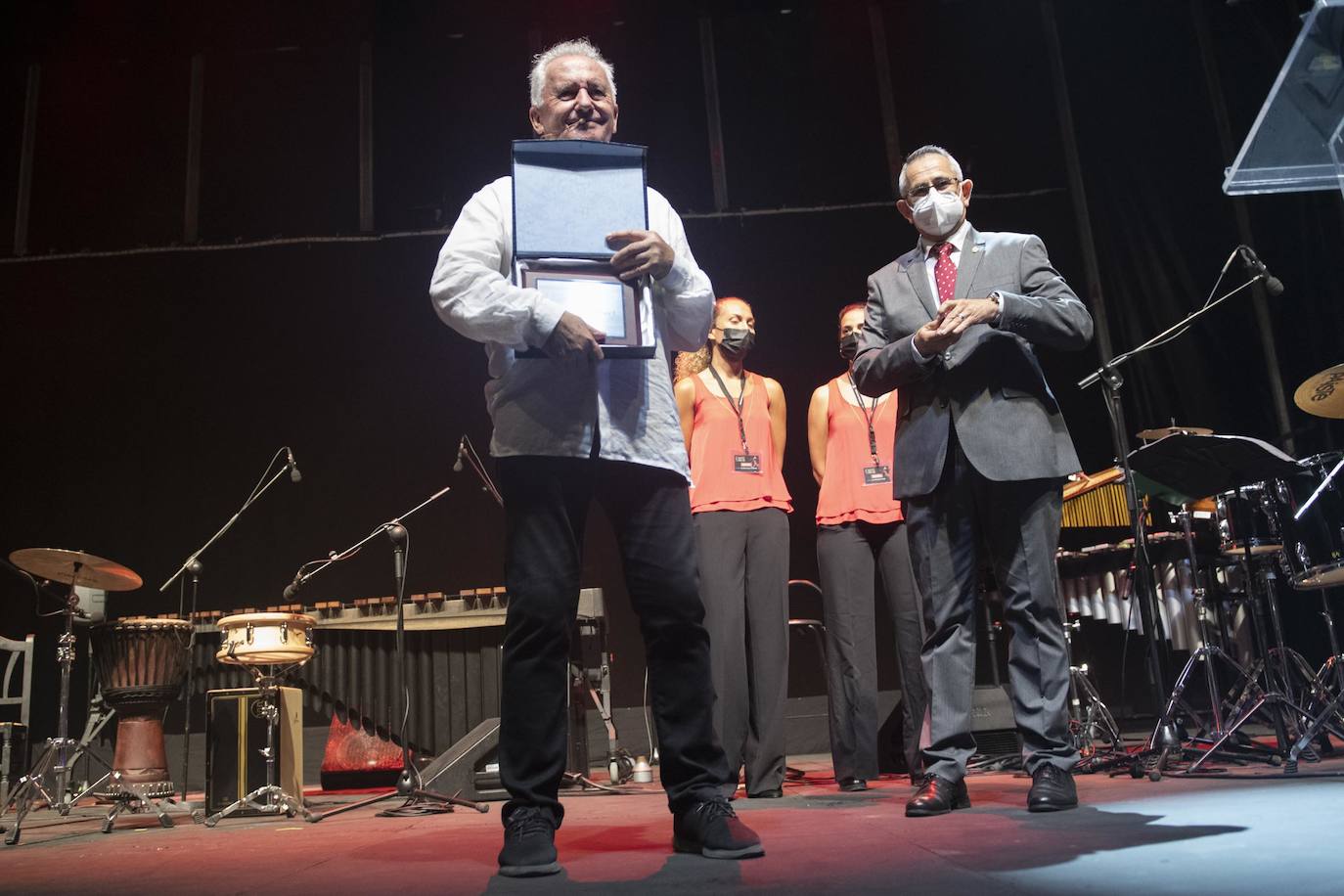 Fotos: Víctor Manuel inaugura con su pregón el Cante de las Minas