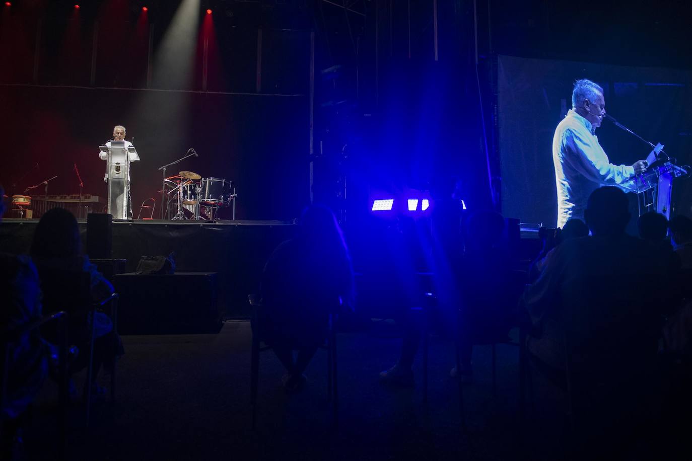 Fotos: Víctor Manuel inaugura con su pregón el Cante de las Minas