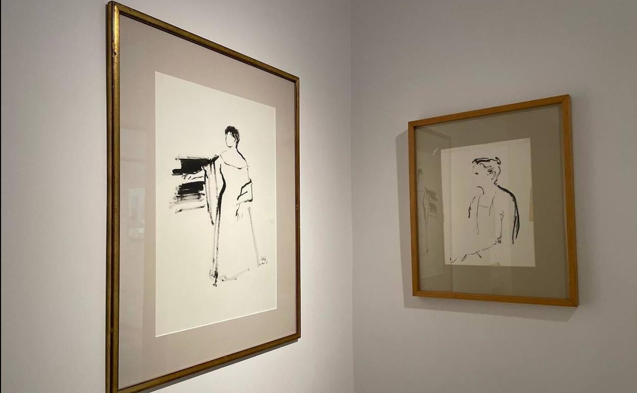 Dibujos de la muestra en el Museo Ramón Gaya. 