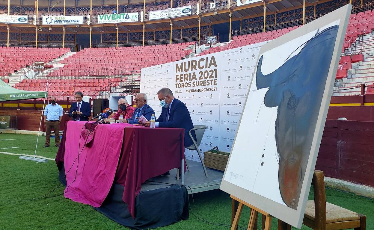 Presentación de la Feria Taurina de Murcia 2021, este miércoles, en La Condomina.