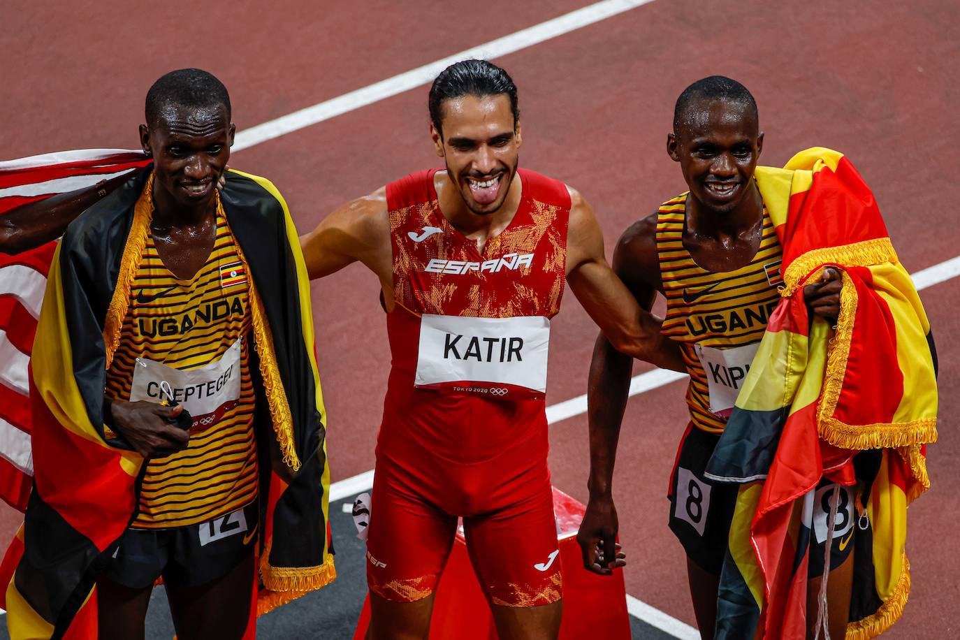 Fotos: Mohamed Katir queda octavo en la final de 5.000 metros de los Juegos Olímpicos