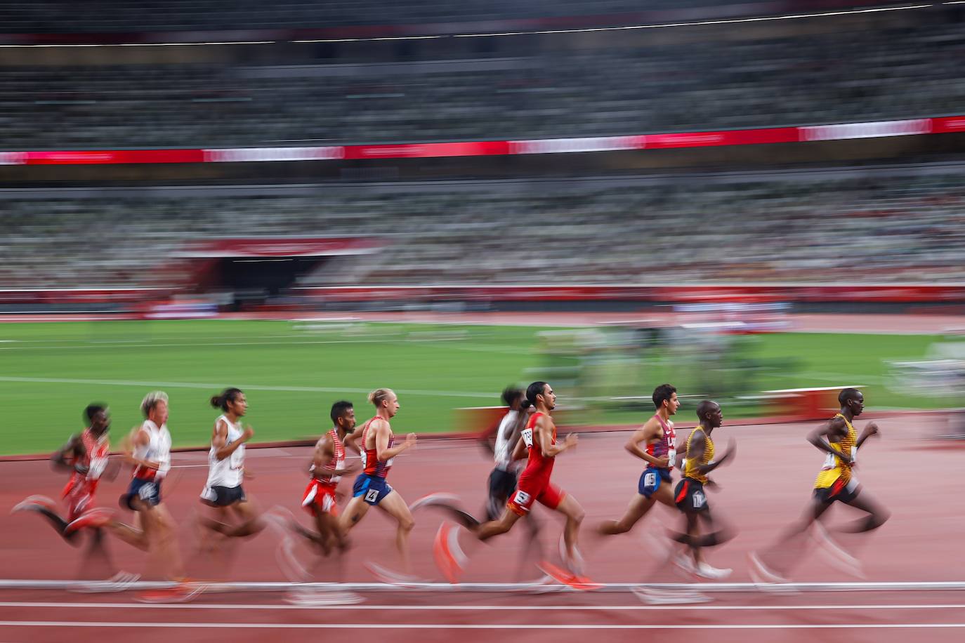 Fotos: Mohamed Katir queda octavo en la final de 5.000 metros de los Juegos Olímpicos