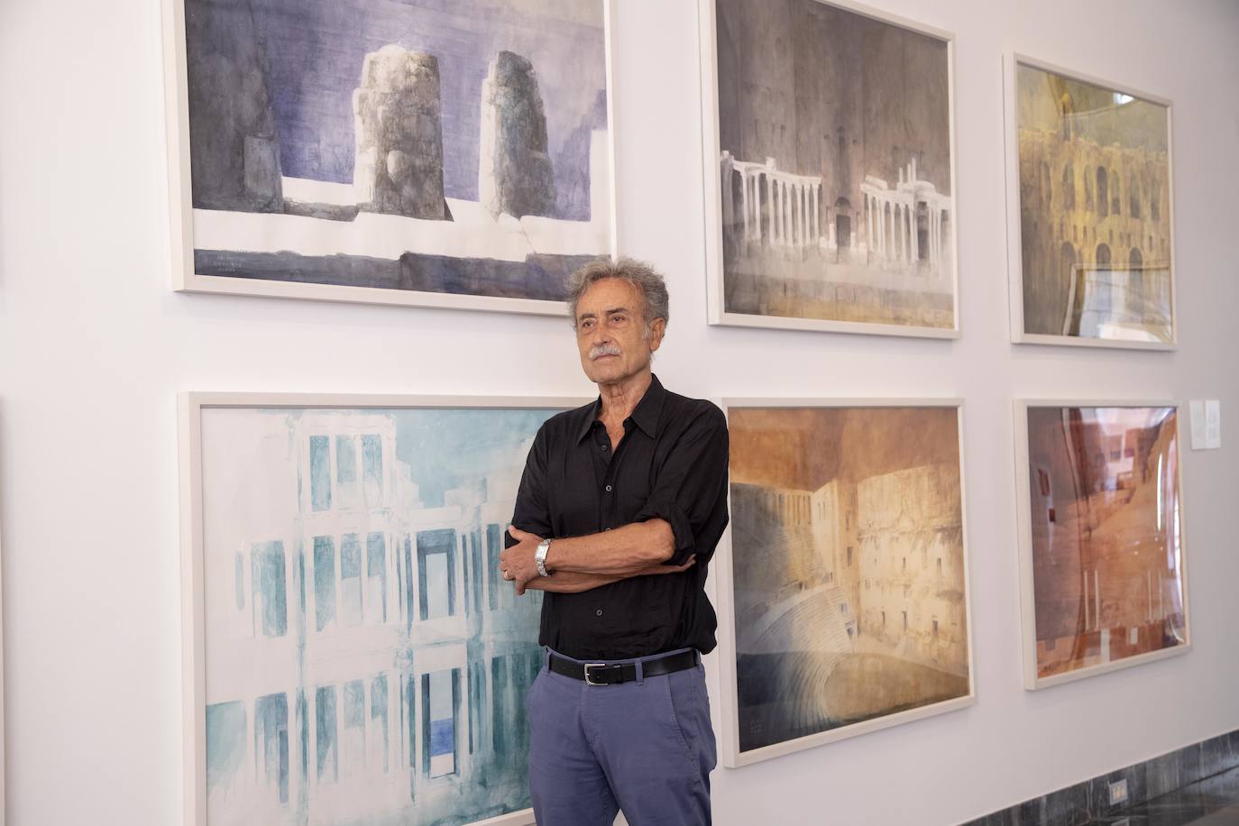 Fotos: Pedro Cano presenta &#039;Teatros&#039;, su última exposición en Cartagena