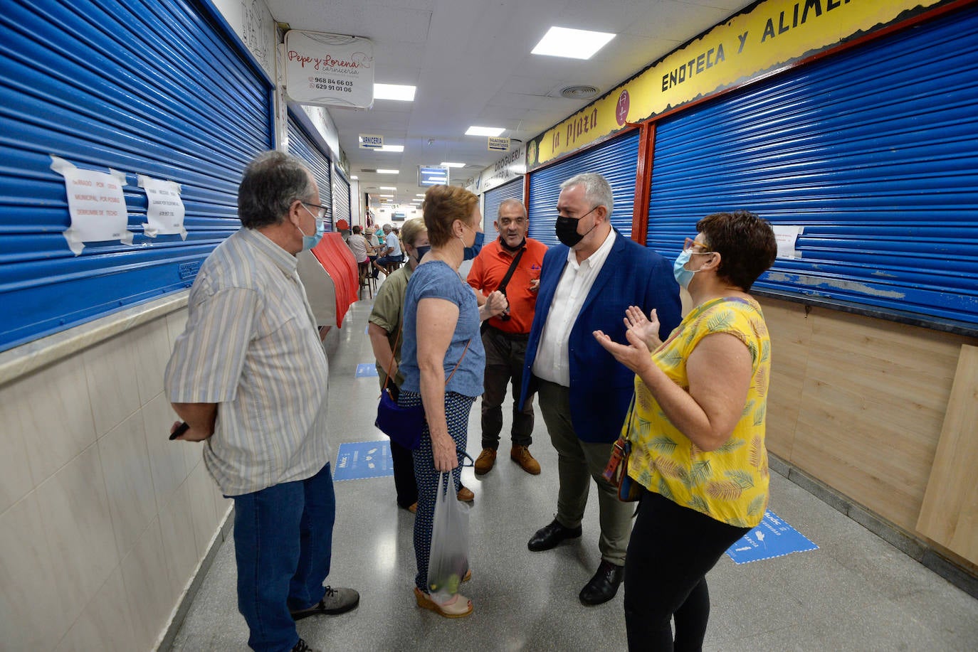 Fotos: Obras en los mercados de Murcia