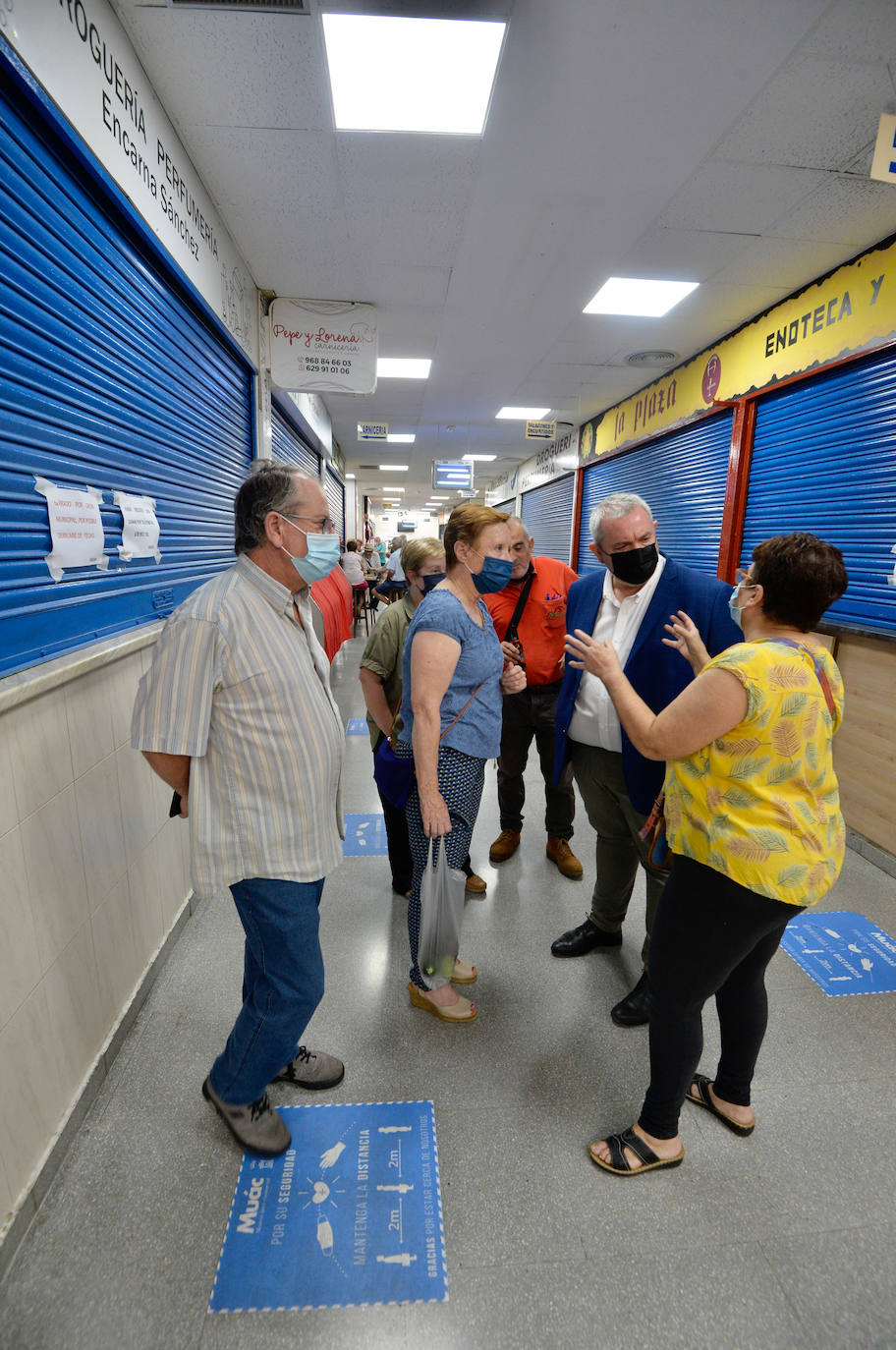 Fotos: Obras en los mercados de Murcia