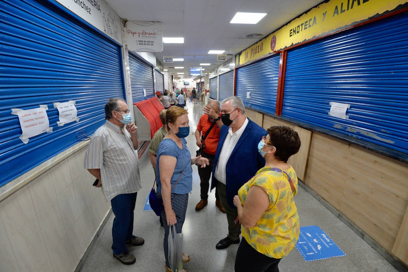 Fotos: Obras en los mercados de Murcia