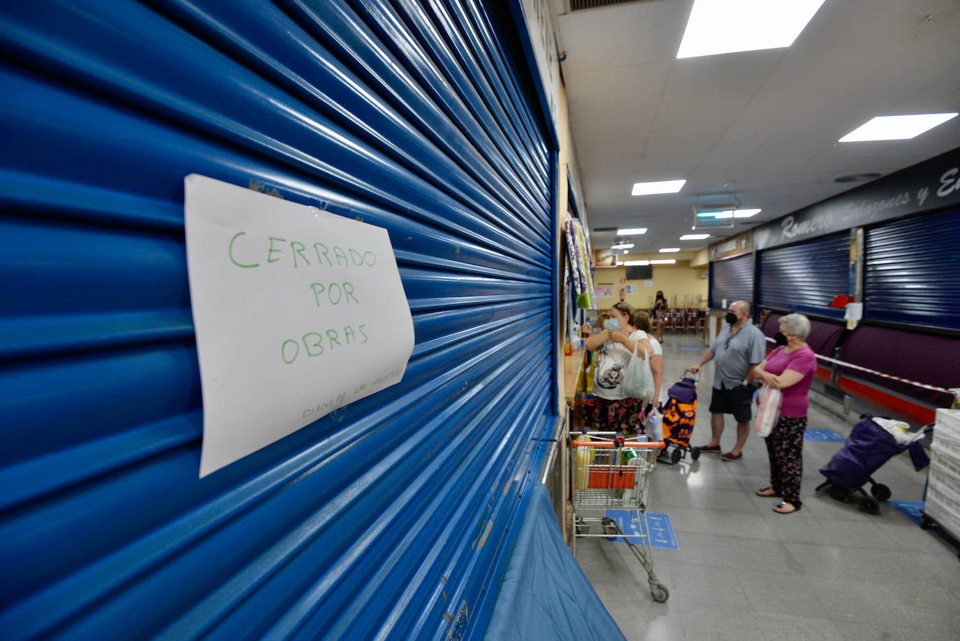 Fotos: Obras en los mercados de Murcia