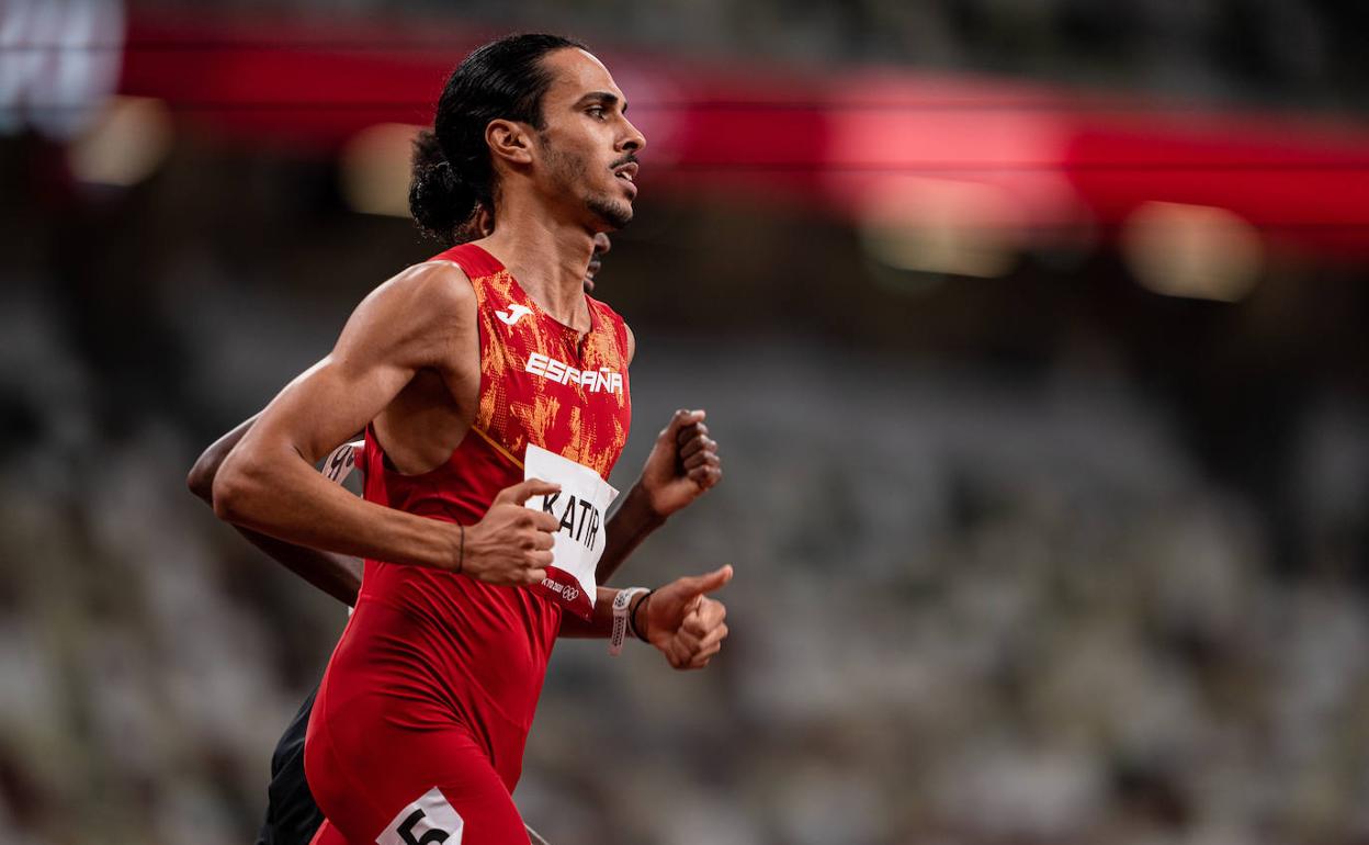 Mohamed Katir, en los Juegos Olímpicos de Tokio.