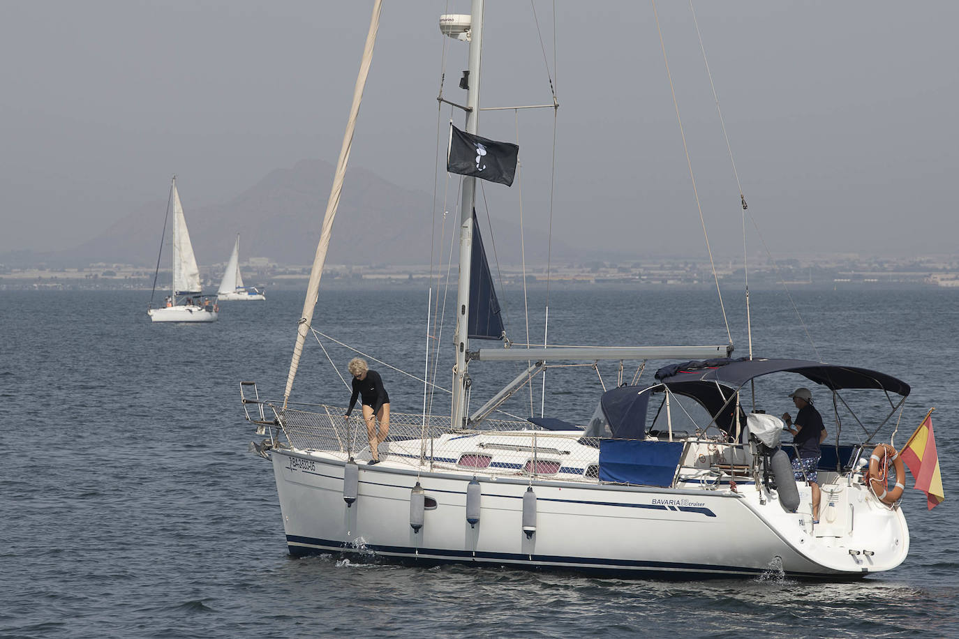 Fotos: Medio centenar de veleros salen a navegar unidos en defensa de una voz propia para el Mar Menor