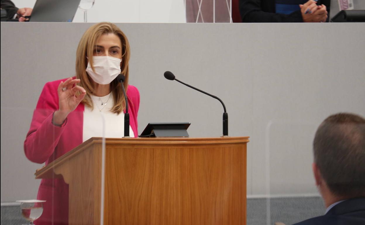 La diputada socialista Carmina Fernández. 