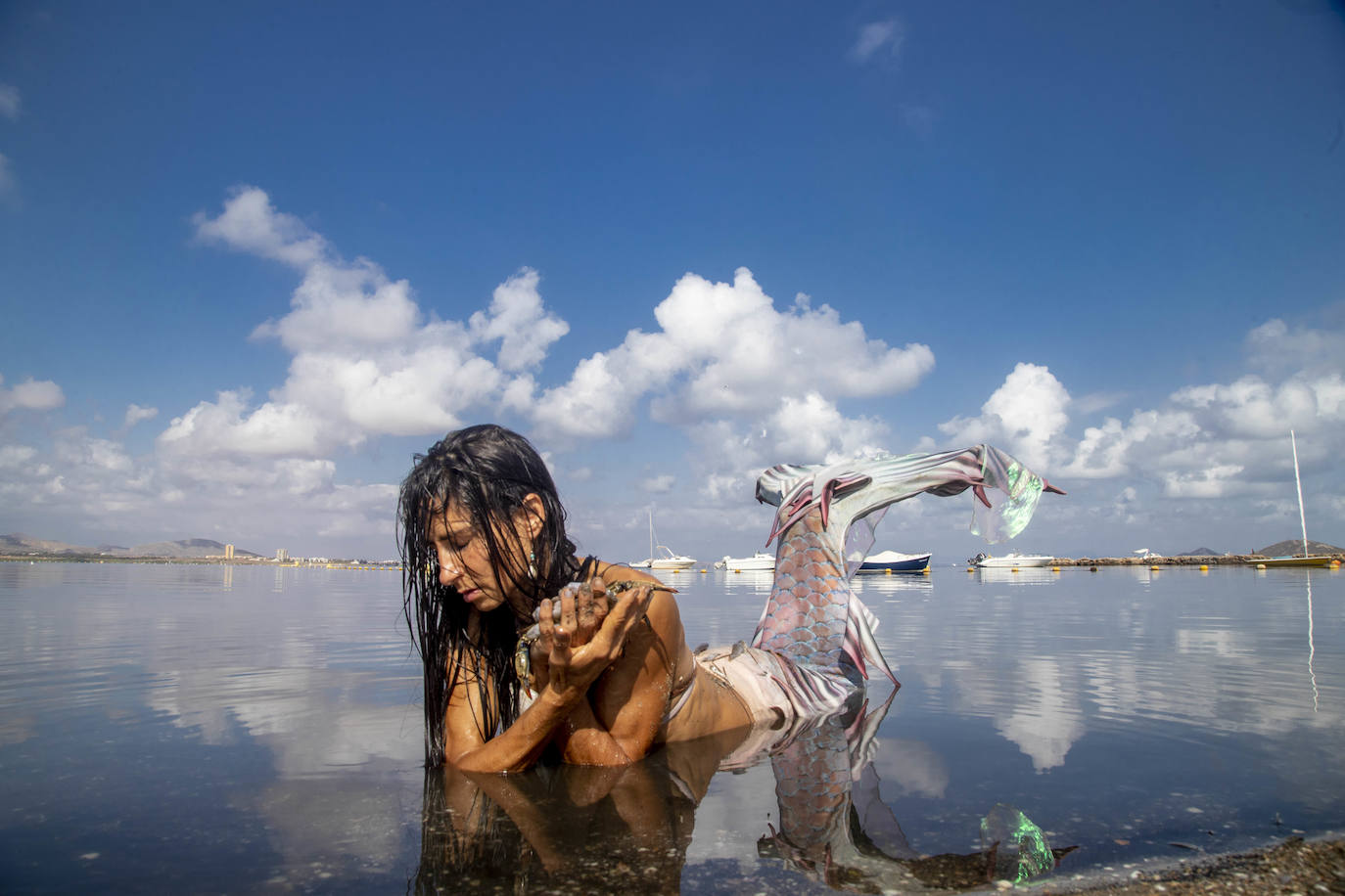 Fotos: Nueva protesta reivindicativa por el «ecocidio» del Mar Menor