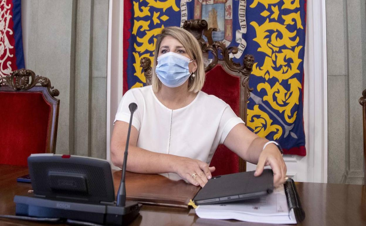 La alcaldesa de Cartagena, Noelia Arroyo, en una imagen de archivo.