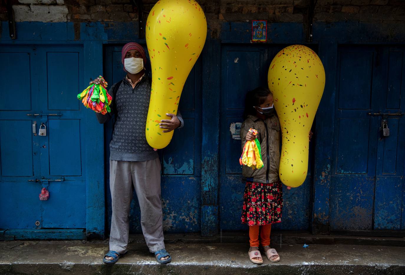 Fotos: Nepal se disfraza en recuerdo de sus difuntos