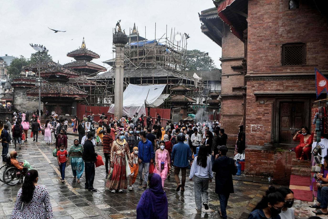 Fotos: Nepal se disfraza en recuerdo de sus difuntos