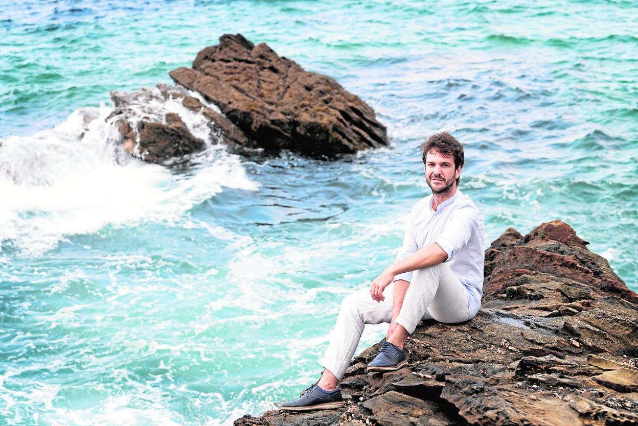 El director del Ecos Festival, Jorge Losana, en Galicia, durante su estancia en el Festival Bal y Gay de A Mariña. 
