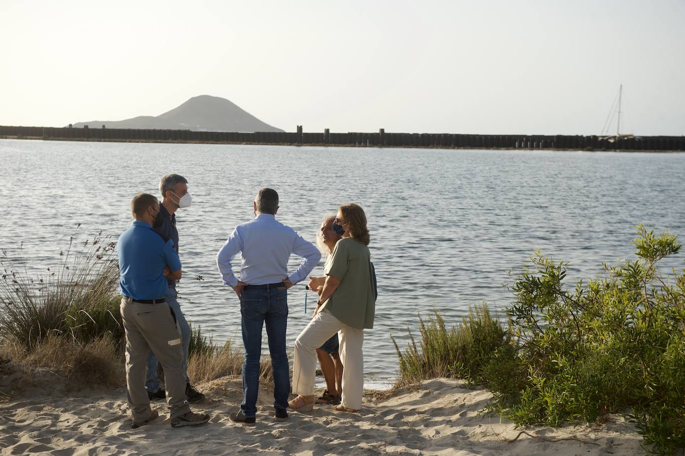 Fotos: La ministra Teresa Ribera visita el Mar Menor