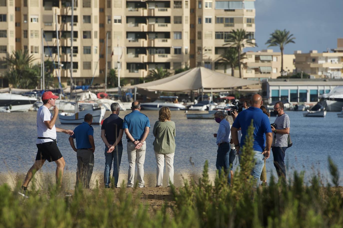 Fotos: La ministra Teresa Ribera visita el Mar Menor