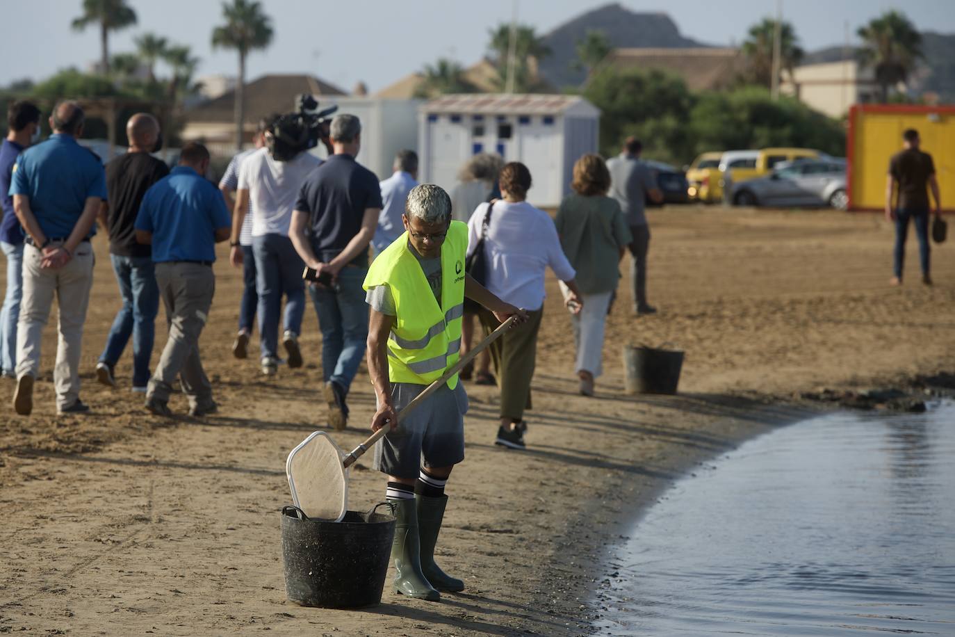 Fotos: La ministra Teresa Ribera visita el Mar Menor