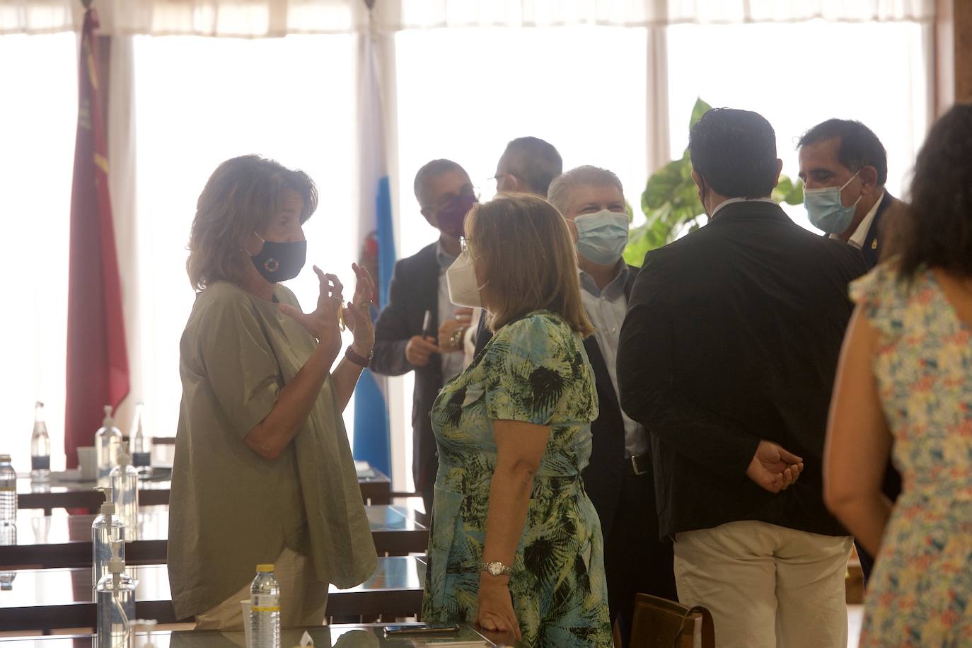 Fotos: La ministra Teresa Ribera visita el Mar Menor