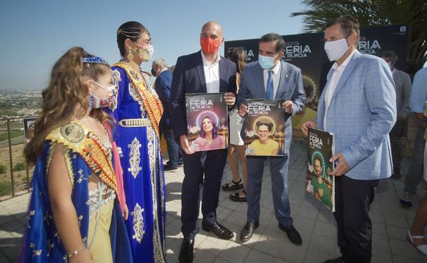 Imagen principal - Presentación de las fiestas de septiembre de Murcia. 