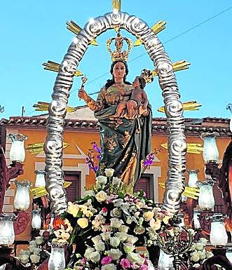 Imagen de la Virgen de los Remedios, patrona de Pliego.