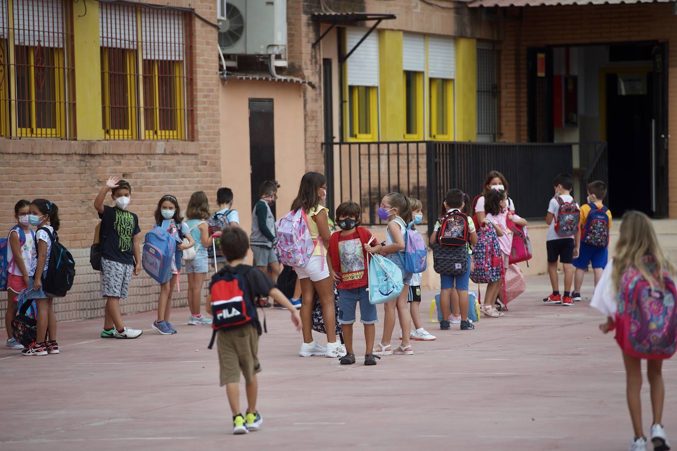 Fotos: Inicio del curso escolar en la Región