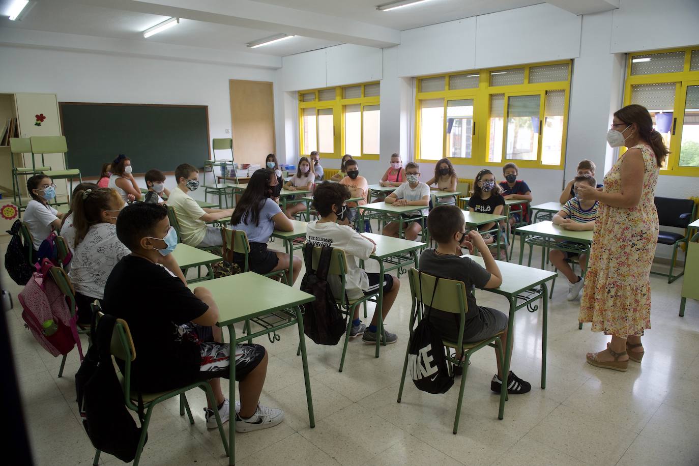 Fotos: Inicio del curso escolar en la Región