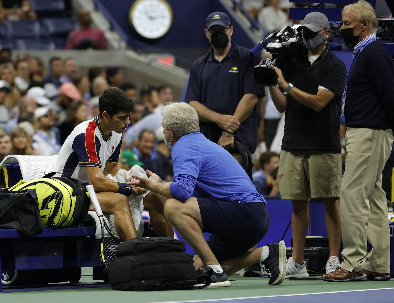 Fotos: Carlos Alcaraz se retira lesionado de su gran US Open