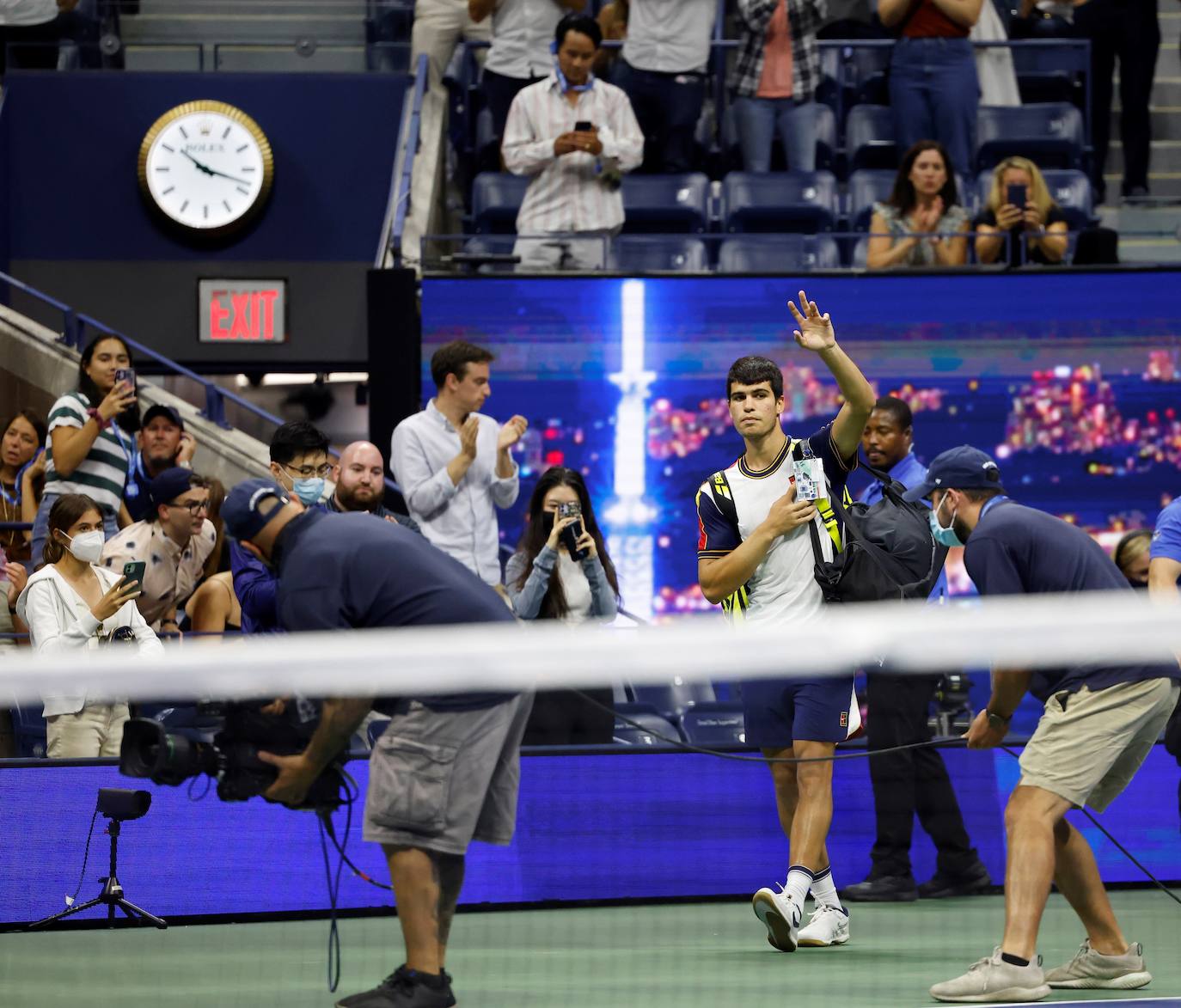 Fotos: Carlos Alcaraz se retira lesionado de su gran US Open