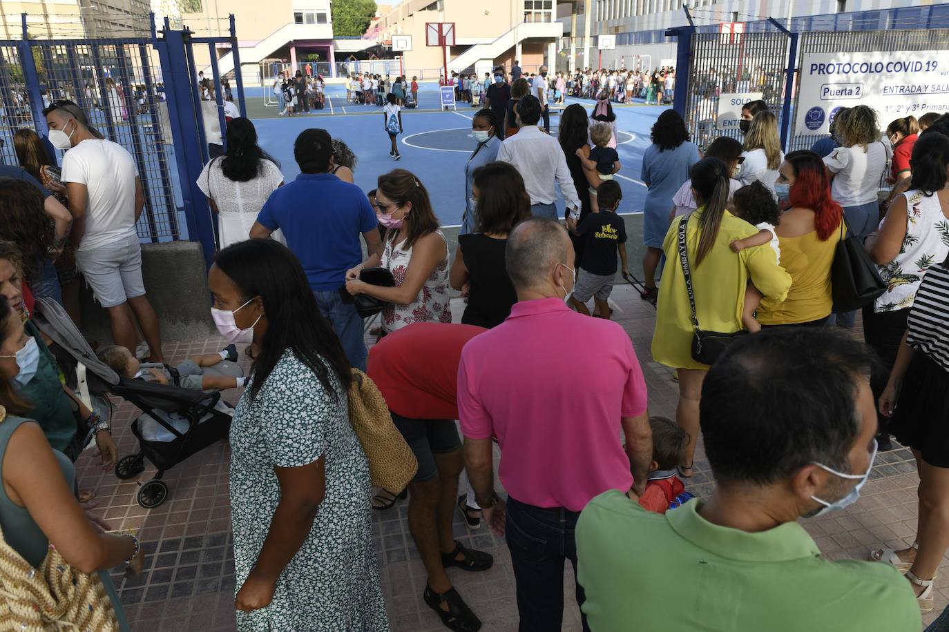 Fotos: Vuelta al cole en Cartagena