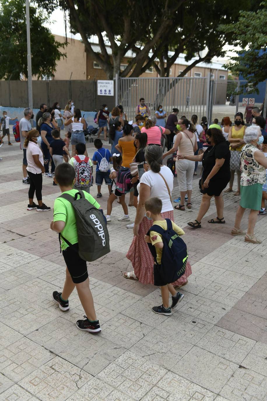 Fotos: Vuelta al cole en Cartagena