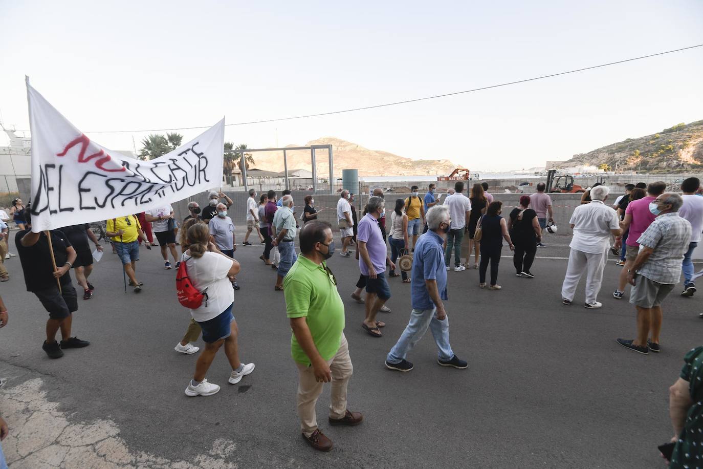 Fotos: Oposición a la ubicación elegida para el CATE en el Espalmador