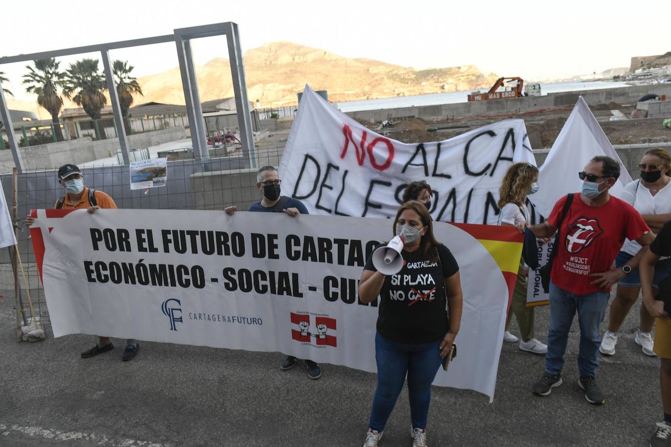 Fotos: Oposición a la ubicación elegida para el CATE en el Espalmador