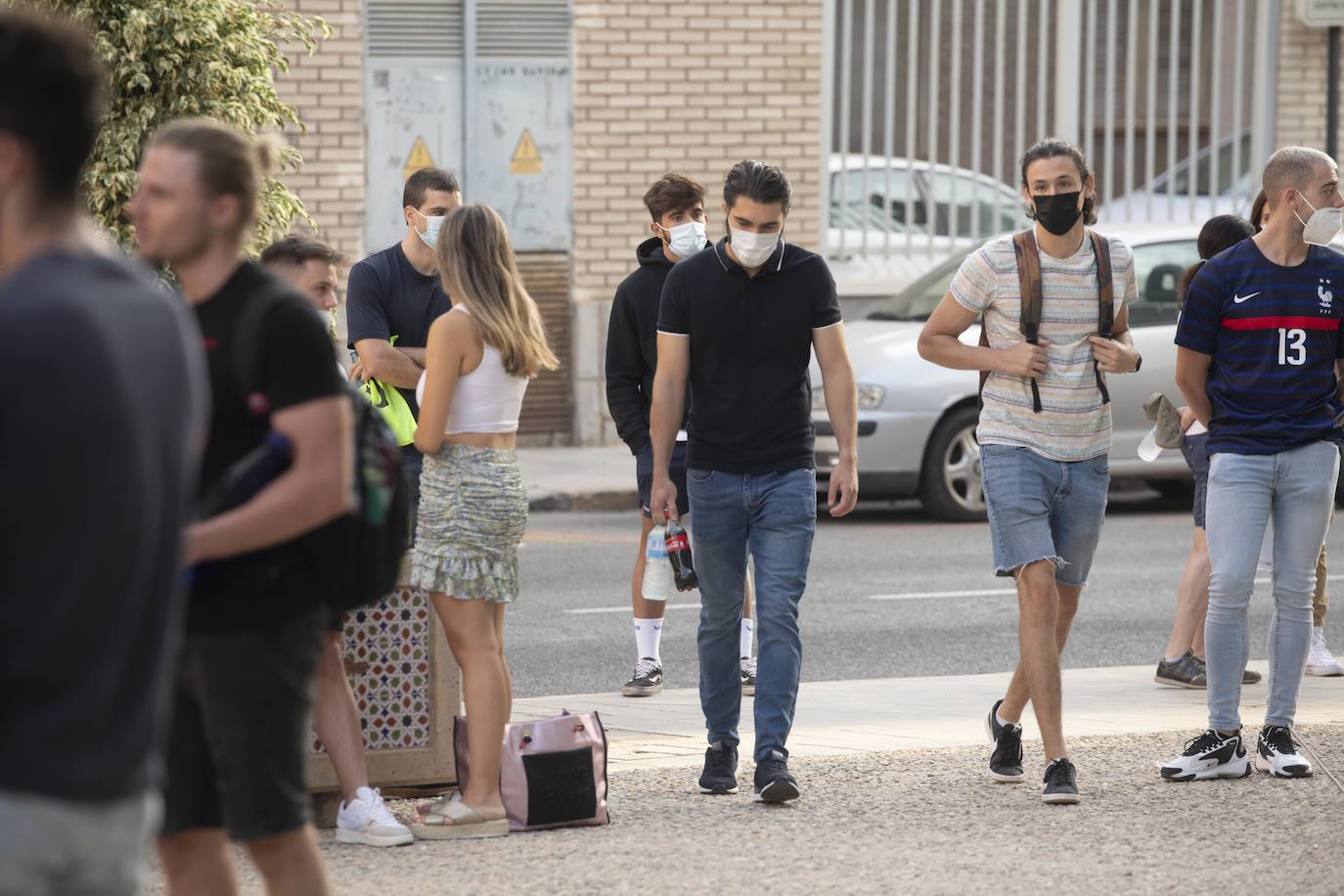 Fotos: Más de 400 aspirantes inician las oposiciones a Bombero en Cartagena