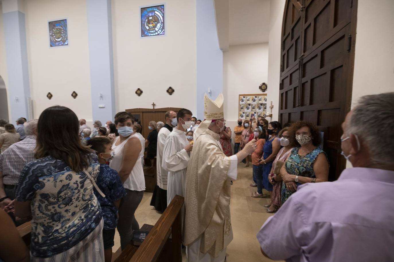 Fotos: El barrio de La Concepción de Cartagena reestrena su templo