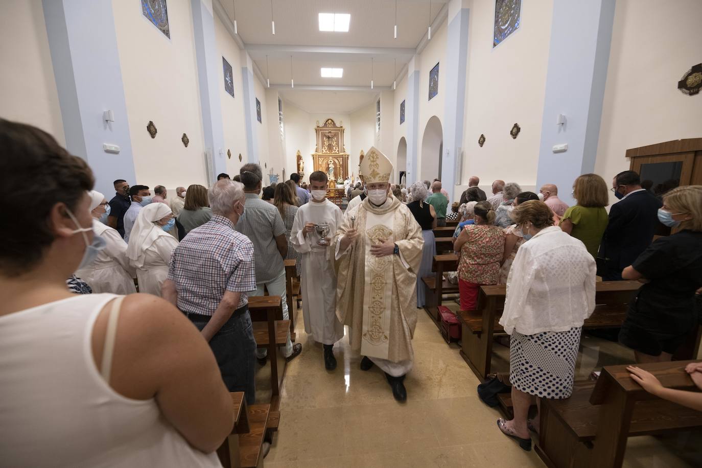 Fotos: El barrio de La Concepción de Cartagena reestrena su templo