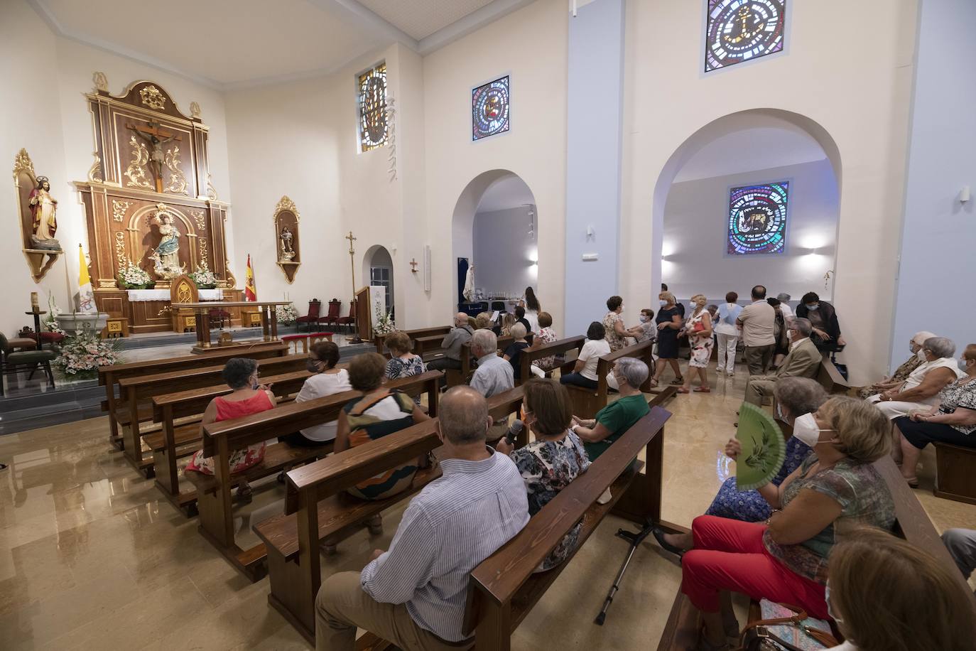Fotos: El barrio de La Concepción de Cartagena reestrena su templo