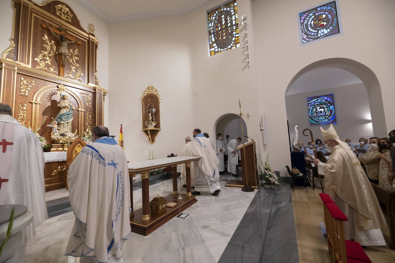 Fotos: El barrio de La Concepción de Cartagena reestrena su templo