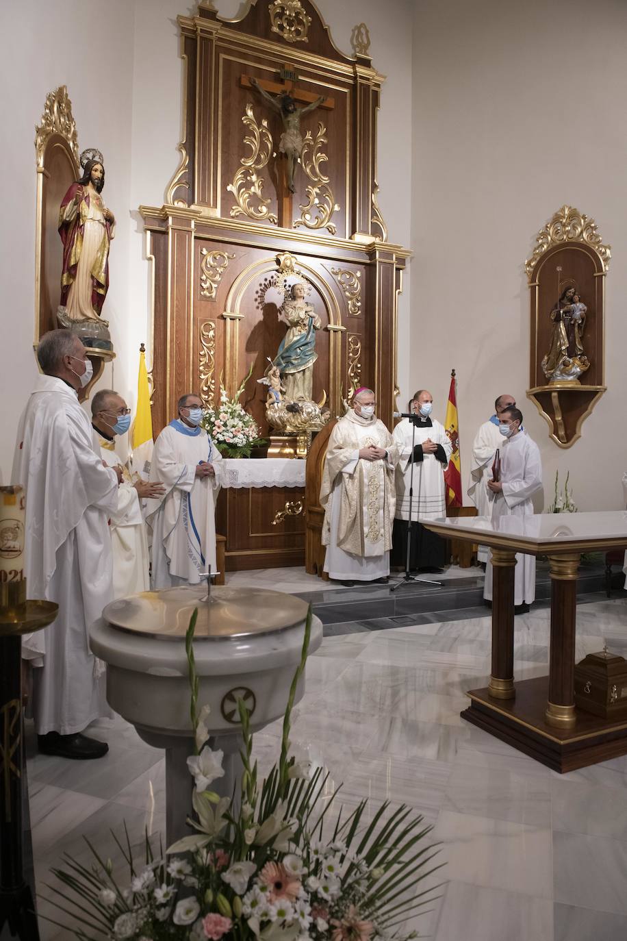 Fotos: El barrio de La Concepción de Cartagena reestrena su templo