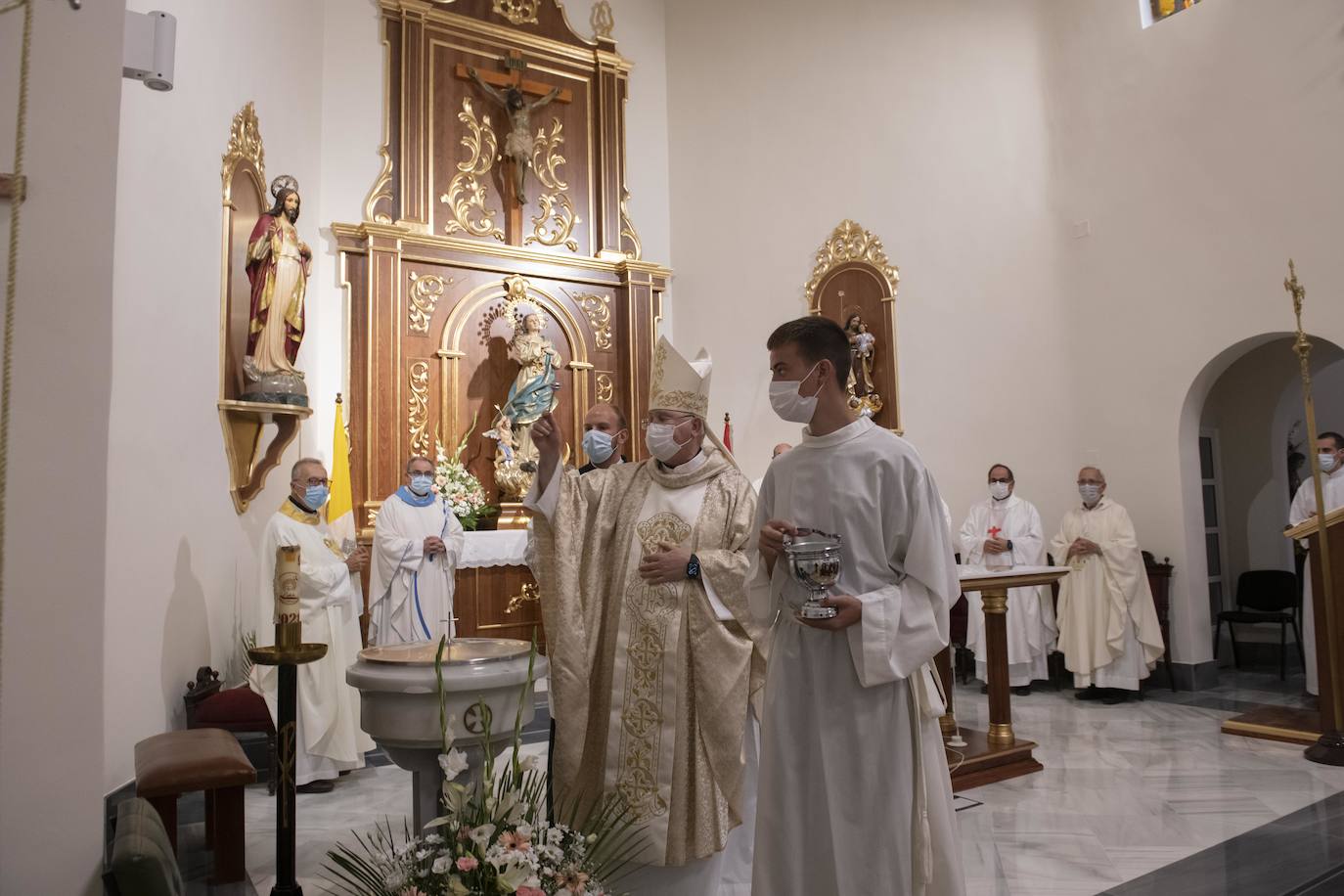 Fotos: El barrio de La Concepción de Cartagena reestrena su templo