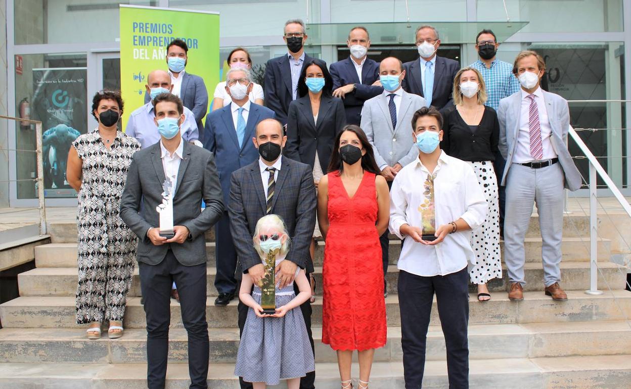 Entrega de los premios Emprendedor del Año 2020 Info-Exolum, este martes.