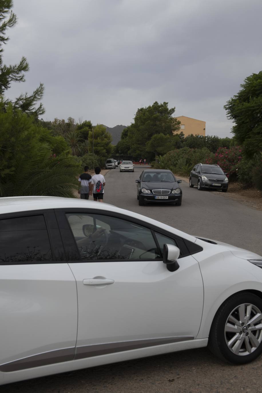 Fotos: Arrecian las quejas por la inseguridad vial en los accesos a los dos colegios de Tentegorra