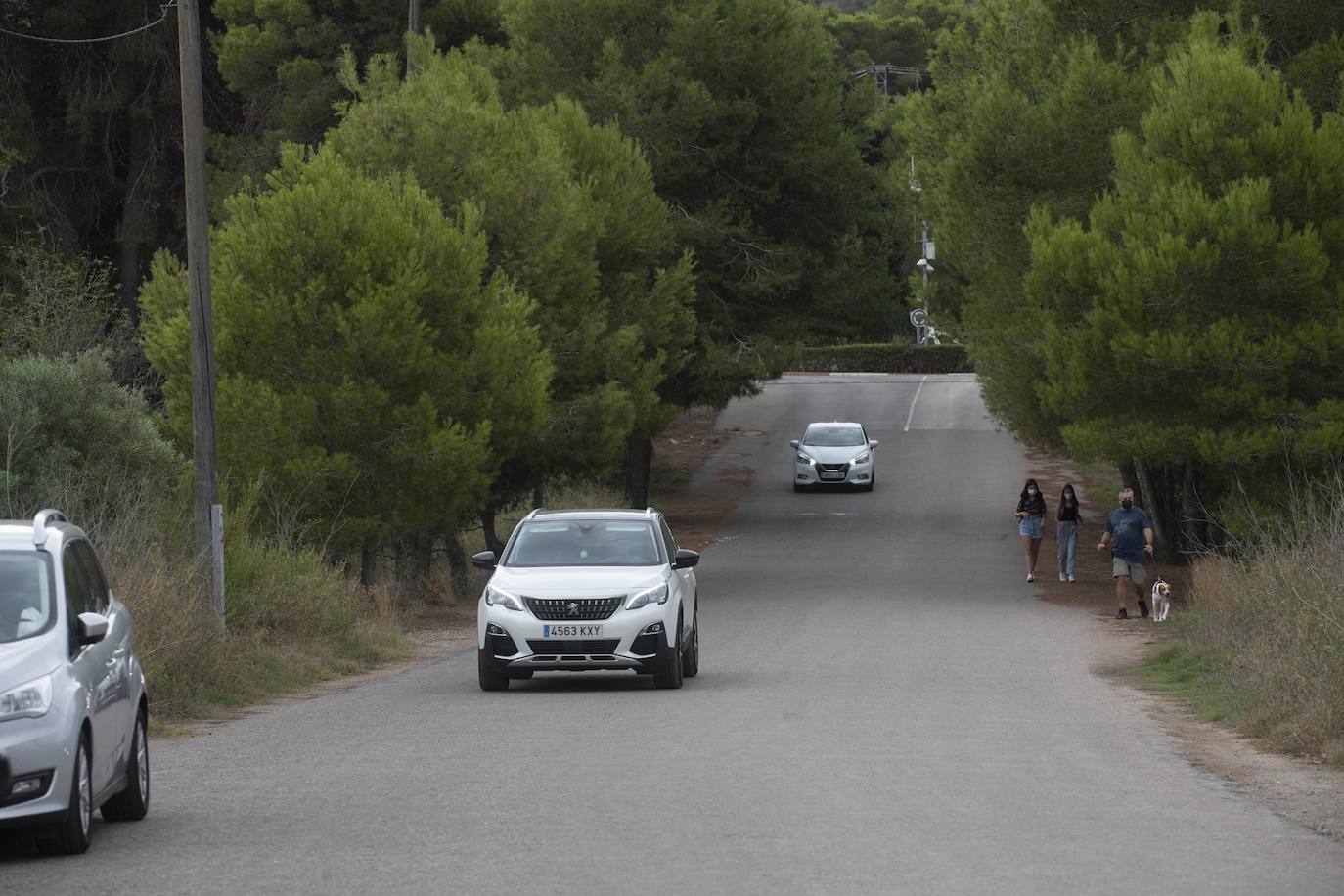 Fotos: Arrecian las quejas por la inseguridad vial en los accesos a los dos colegios de Tentegorra