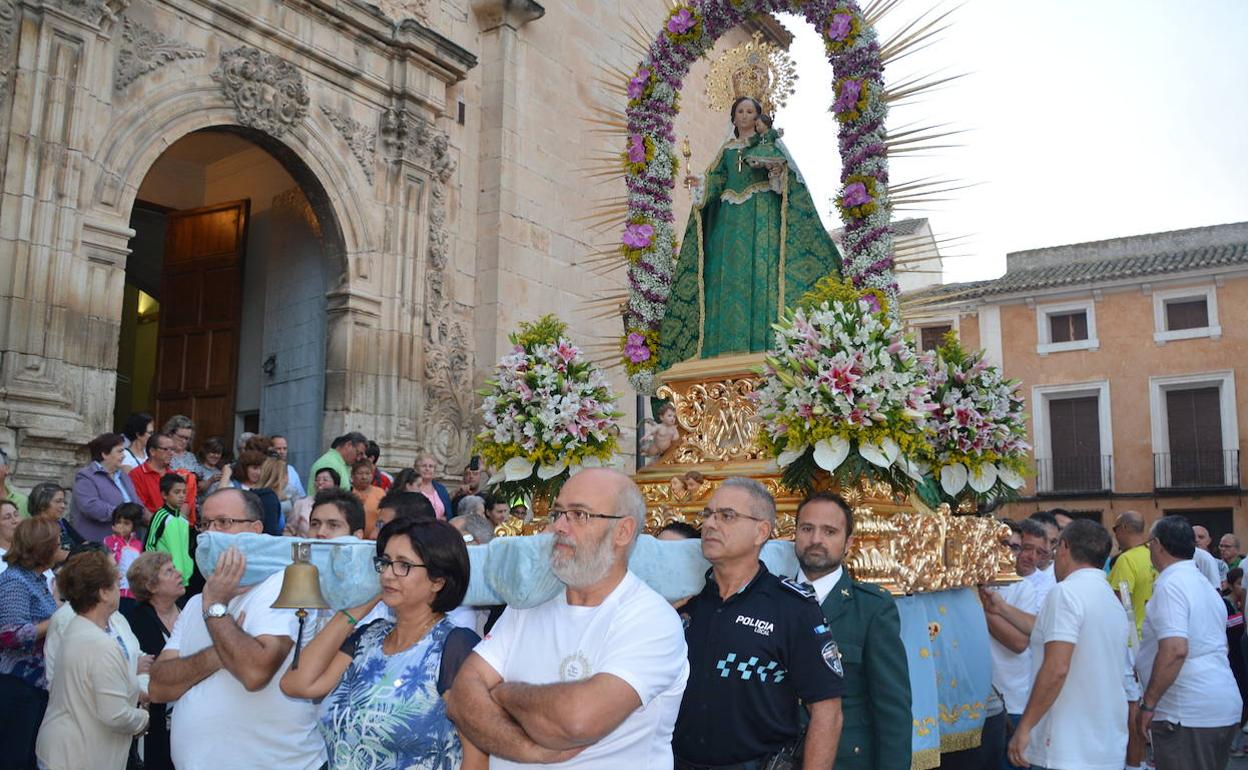 Desfile de la Virgen del Buen Suceso de Cieza, en una imagen de archivo.