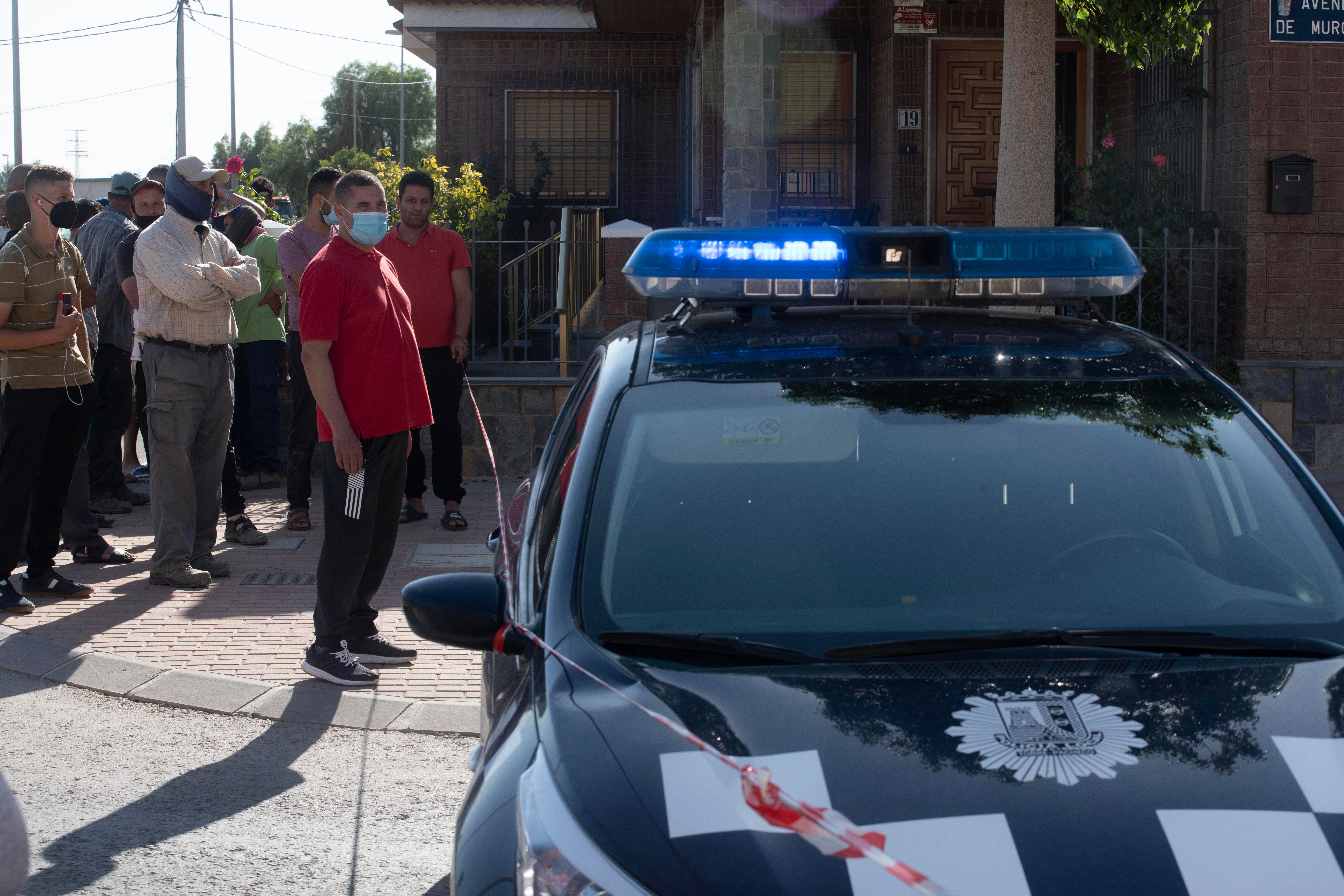 Fotos: Dos muertos en un atropello múltiple en la terraza de un bar de Torre Pacheco